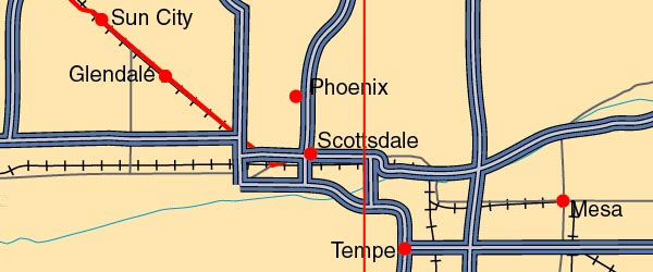 map of arizona usa. The EPS Vector map for Arizona